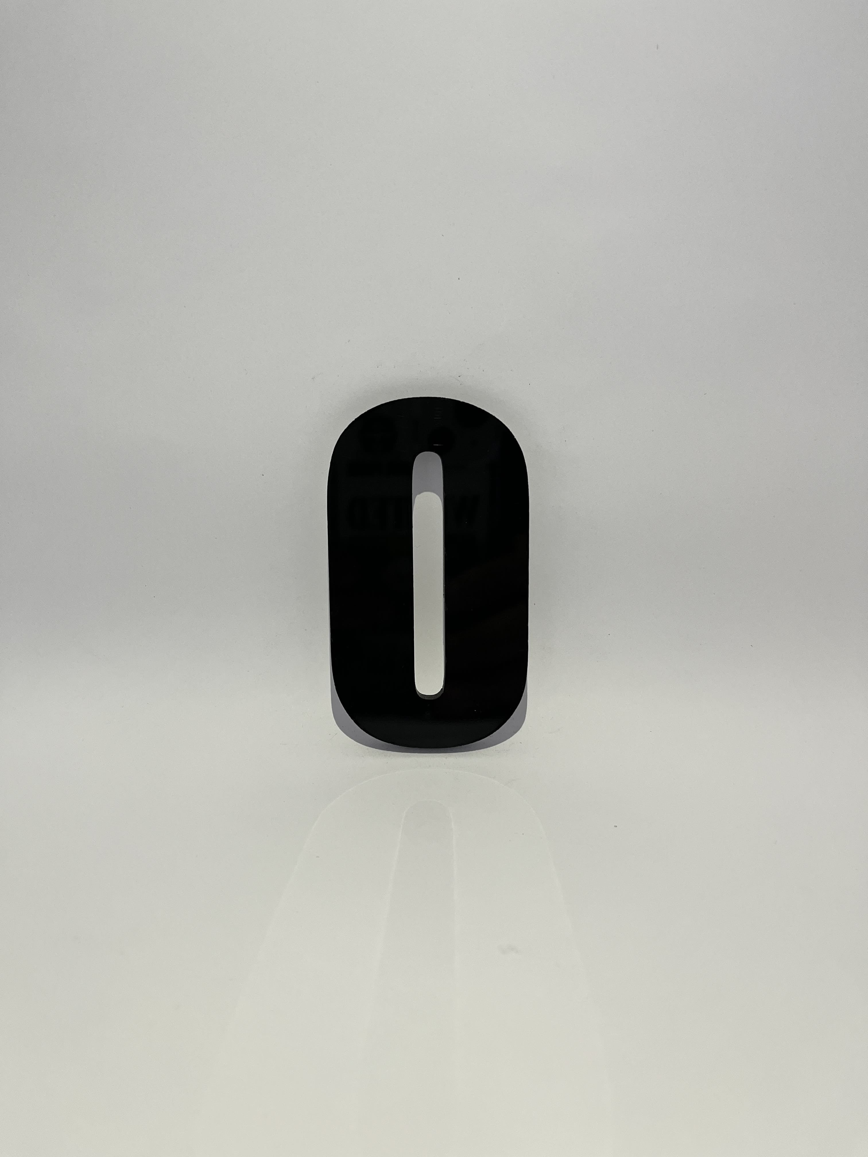 Número Residencial Acrílico - Preto - LG MAIS