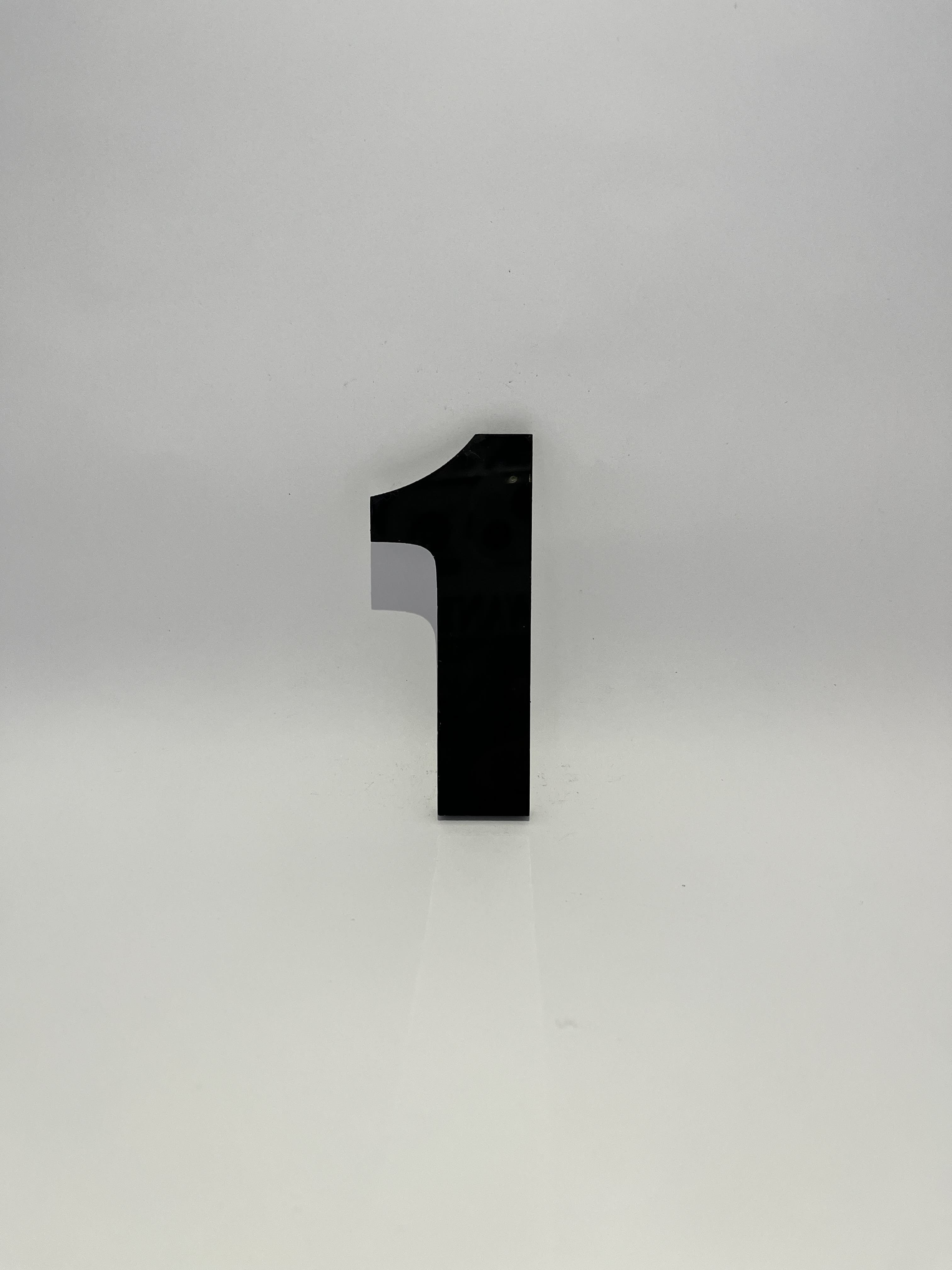 Número Residencial Acrílico - Preto - LG MAIS