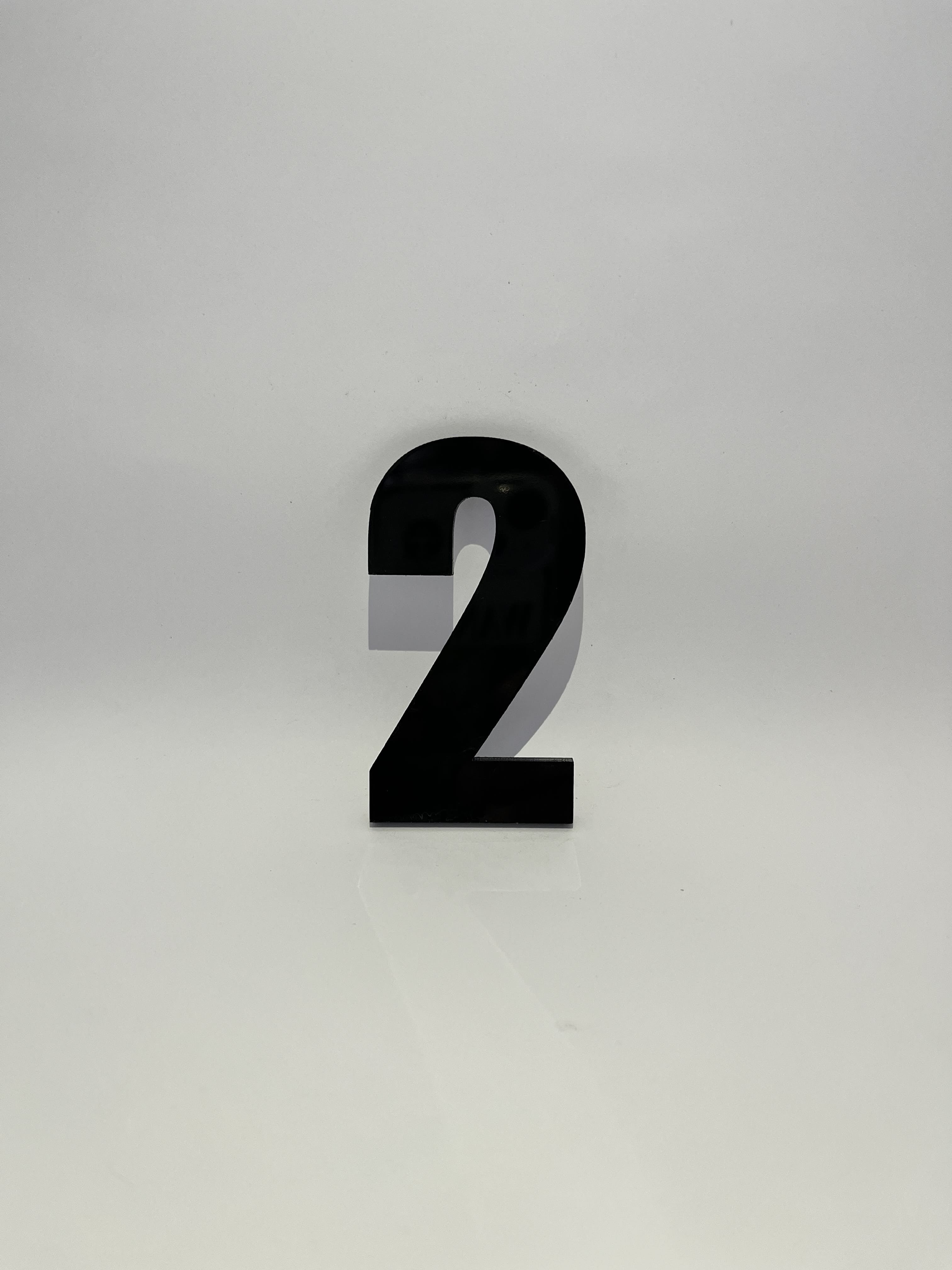 Número Residencial Acrílico - Preto - LG MAIS