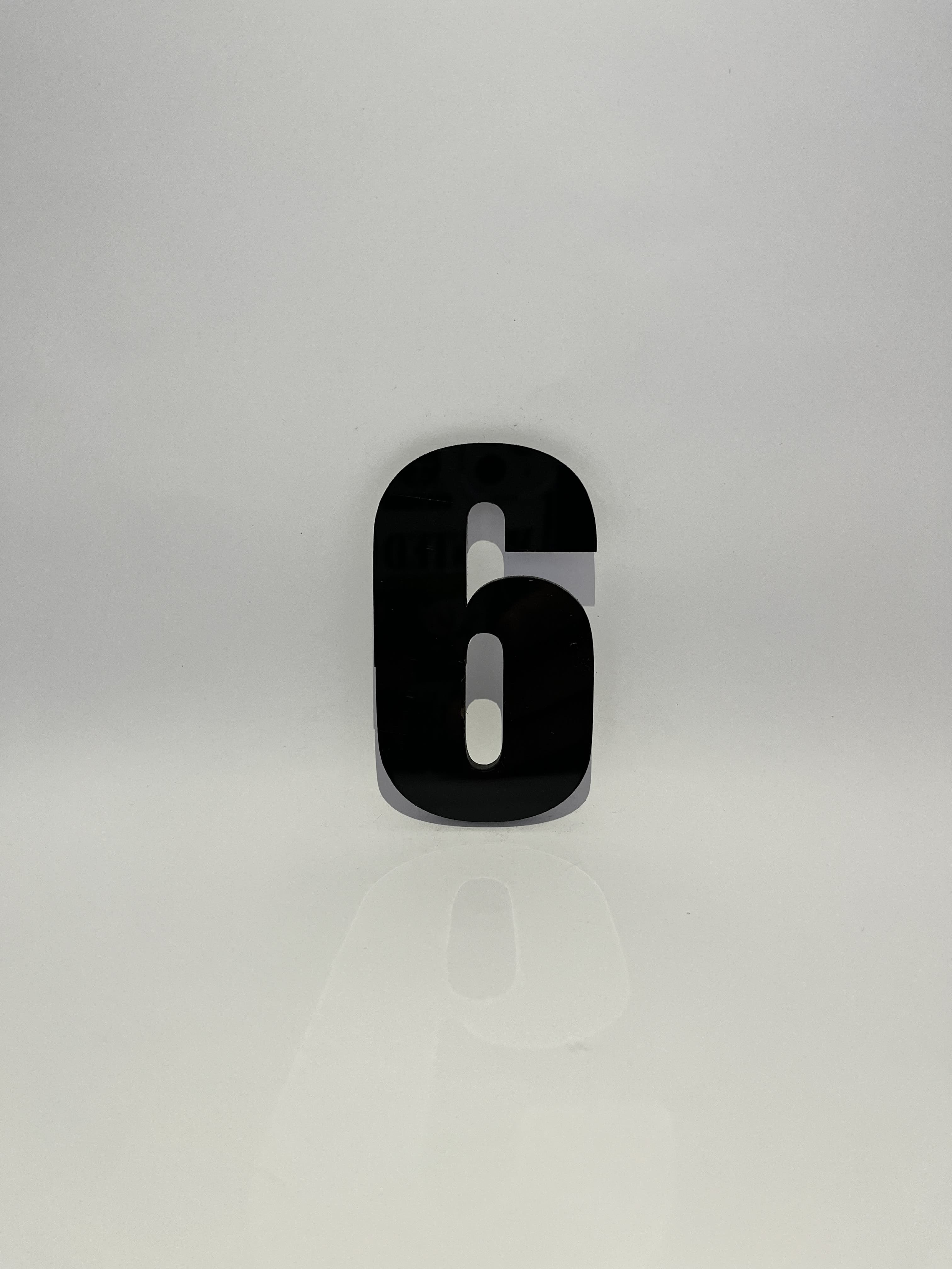 Número Residencial Acrílico - Preto - LG MAIS