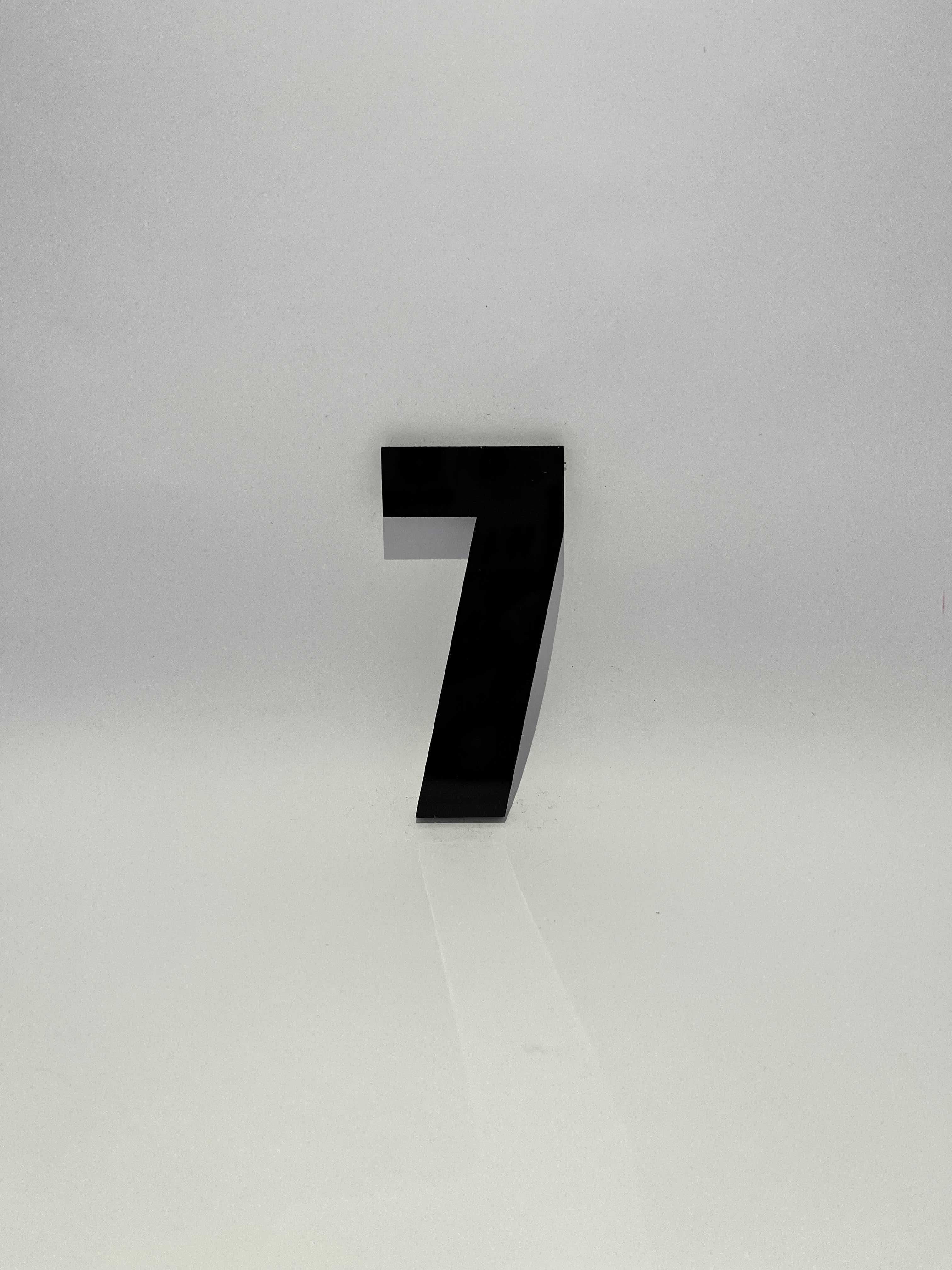 Número Residencial Acrílico - Preto - LG MAIS