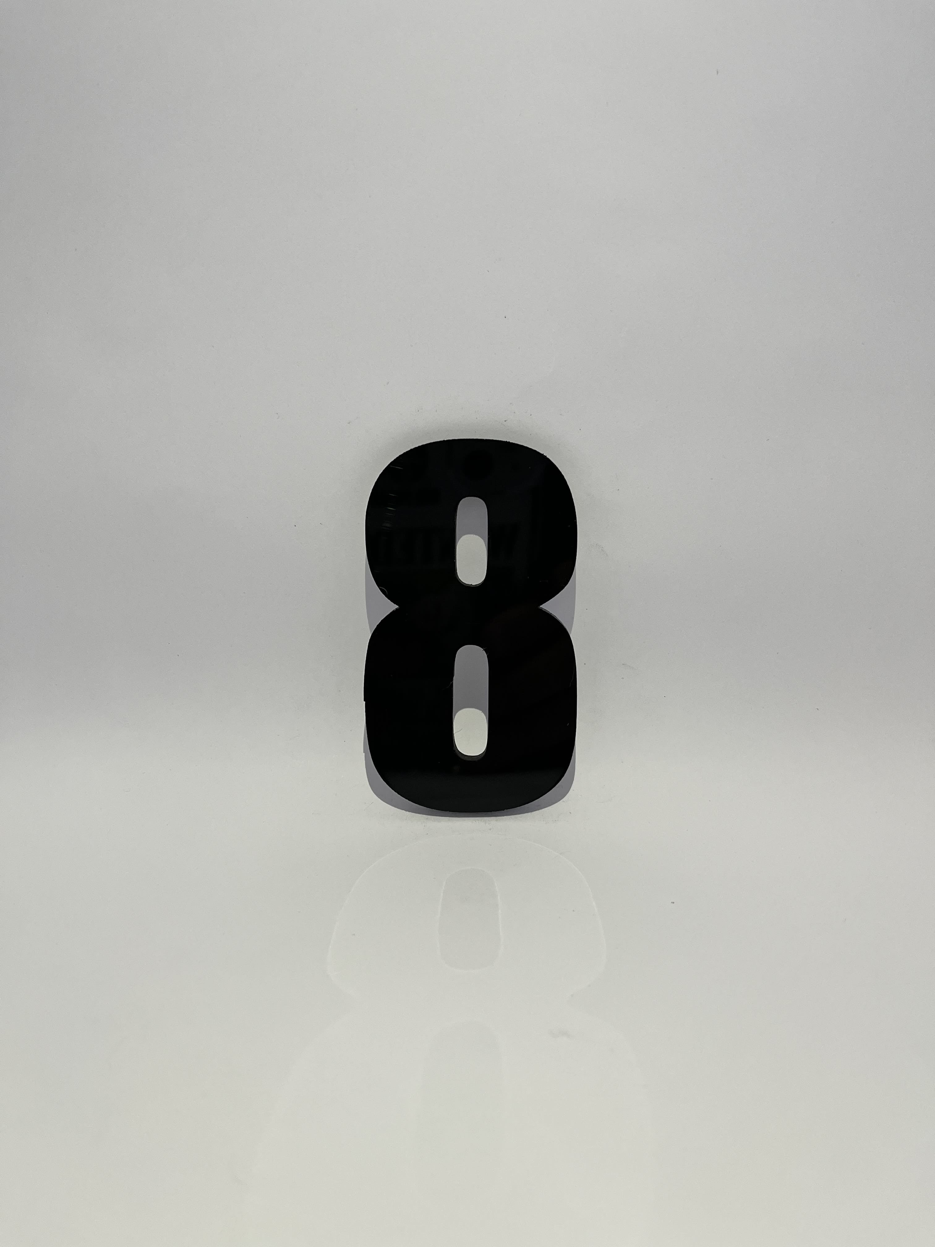 Número Residencial Acrílico - Preto - LG MAIS