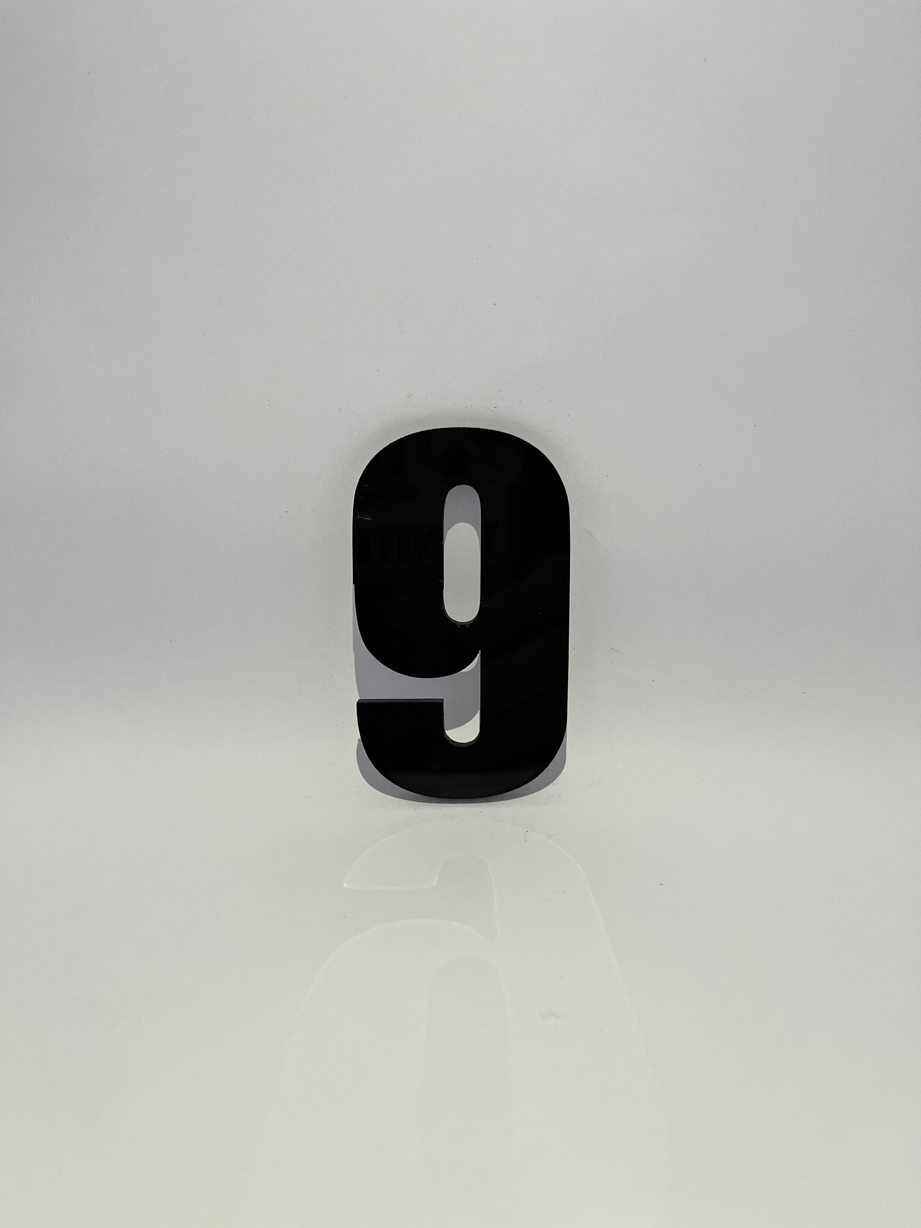 Número Residencial Acrílico - Preto - LG MAIS