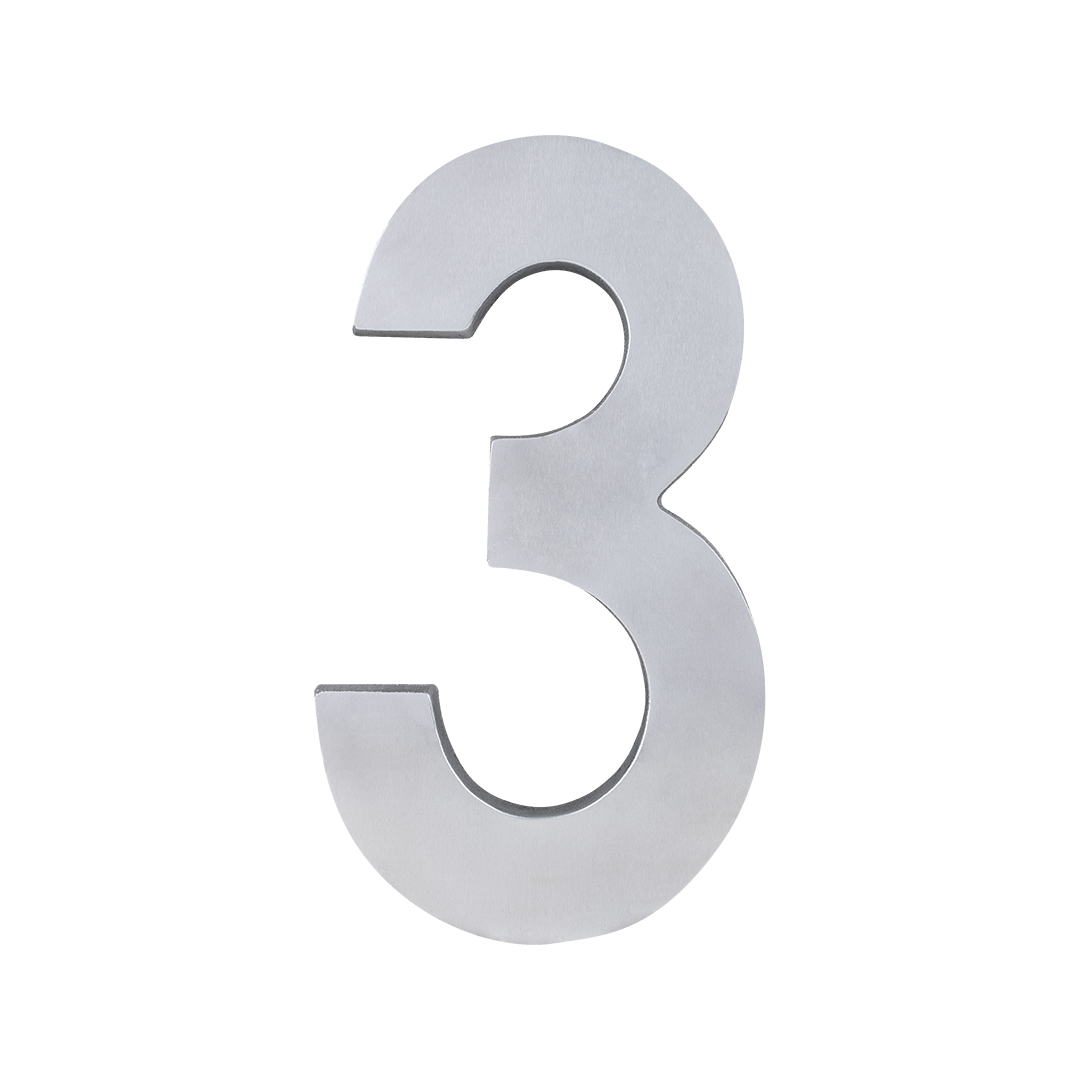 Número Residencial Alumínio - Caixa 3D - LG MAIS