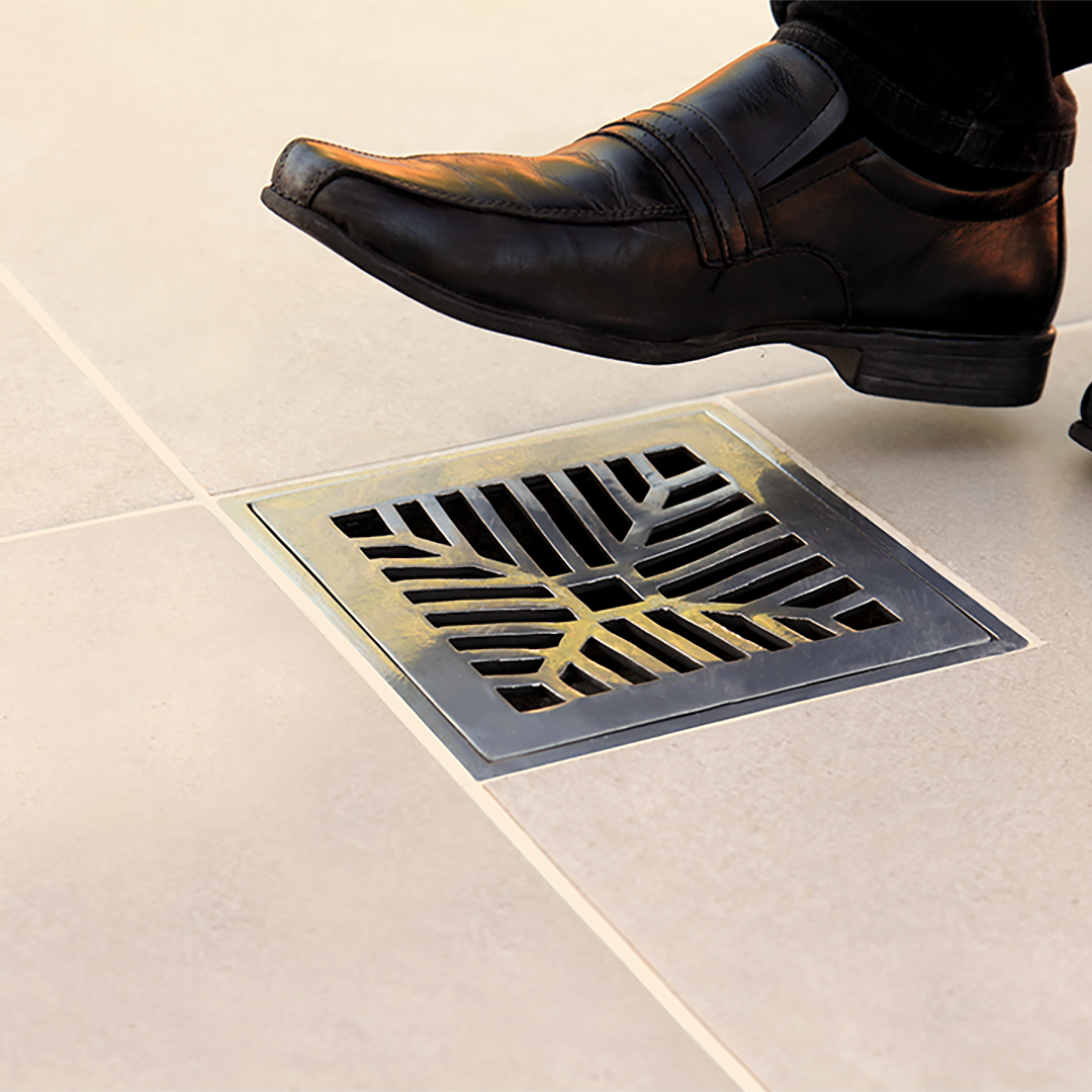 Grelha e Porta Grelha Côncava - Polido - LGMAIS