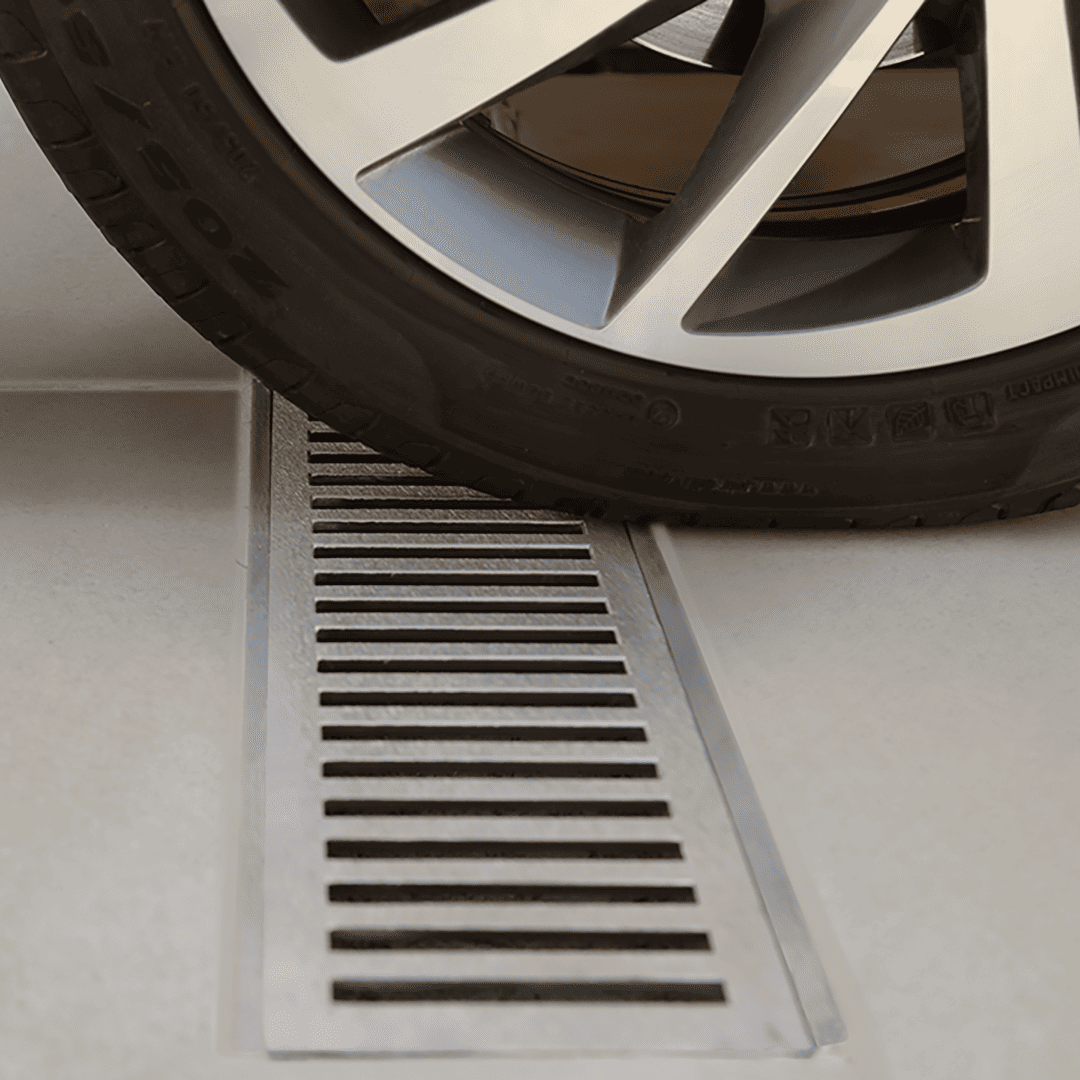 Grelha e Porta Grelha Veicular - Escovado - LG MAIS