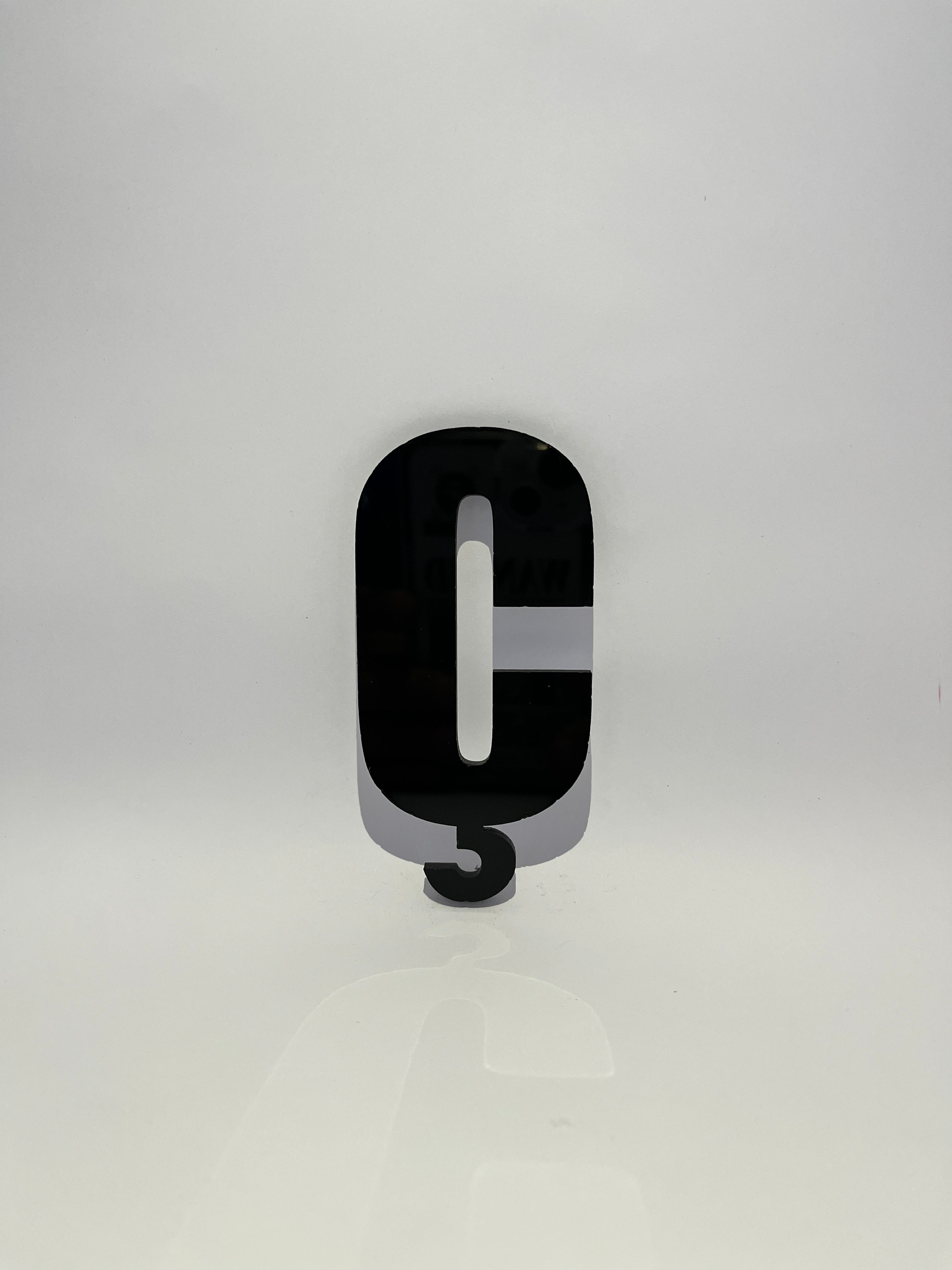 Número Residencial Acrílico - Preto - LG MAIS