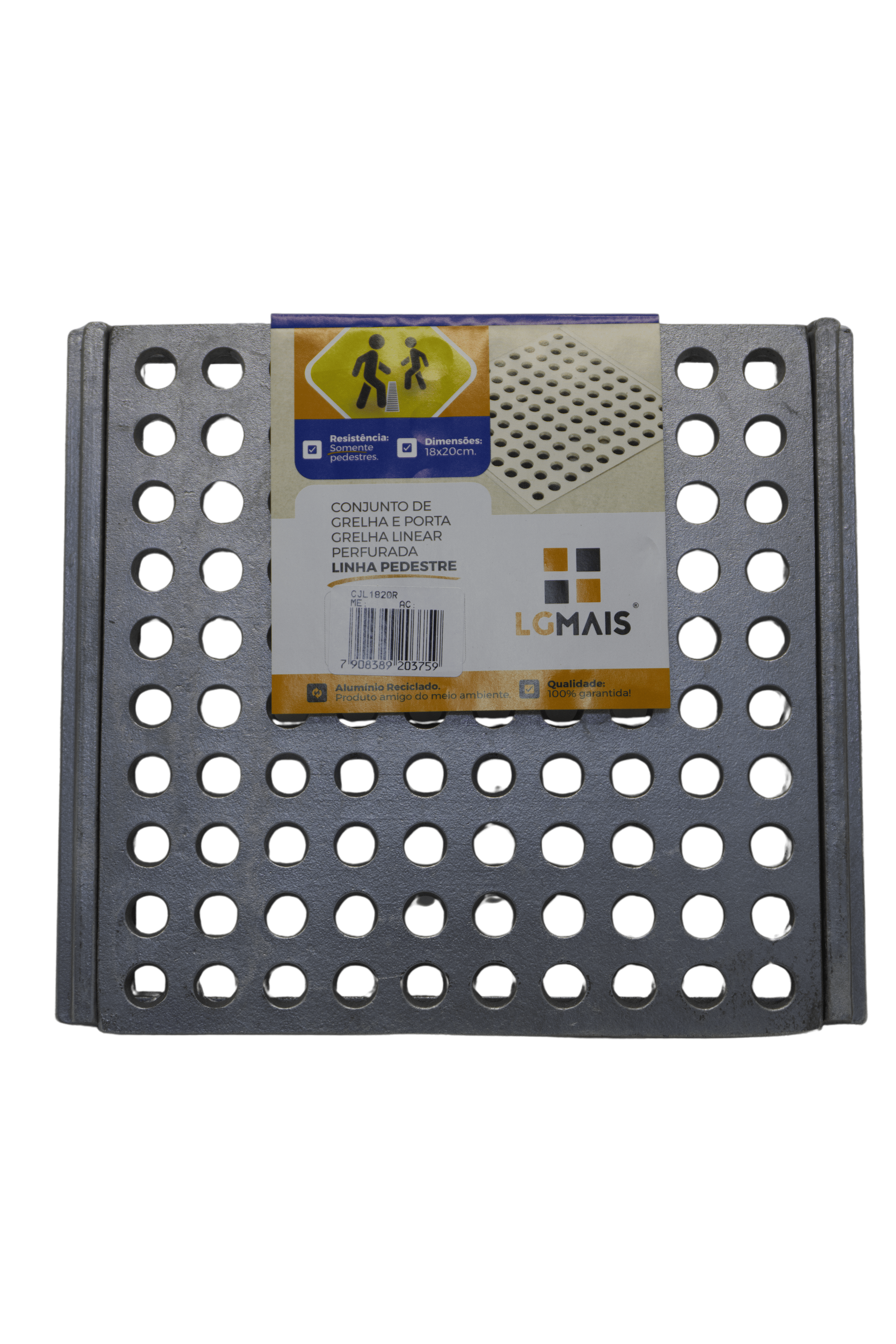 Grelha e Porta Grelha 18x20 - Rustico - LG MAIS