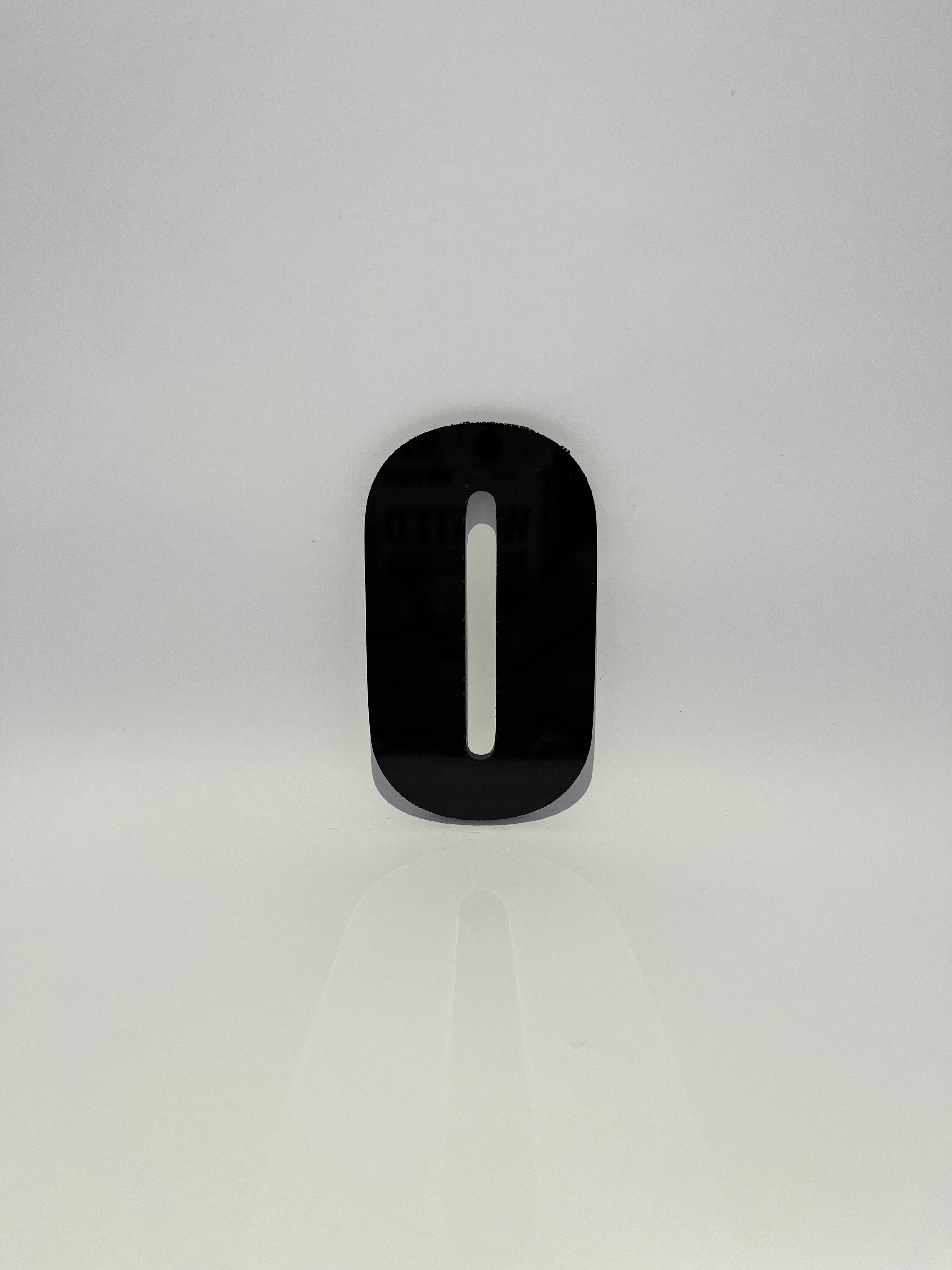 Número Residencial Acrílico - Preto - LG MAIS