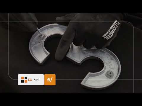 Número Residencial Alumínio - Caixa 3D - LG MAIS