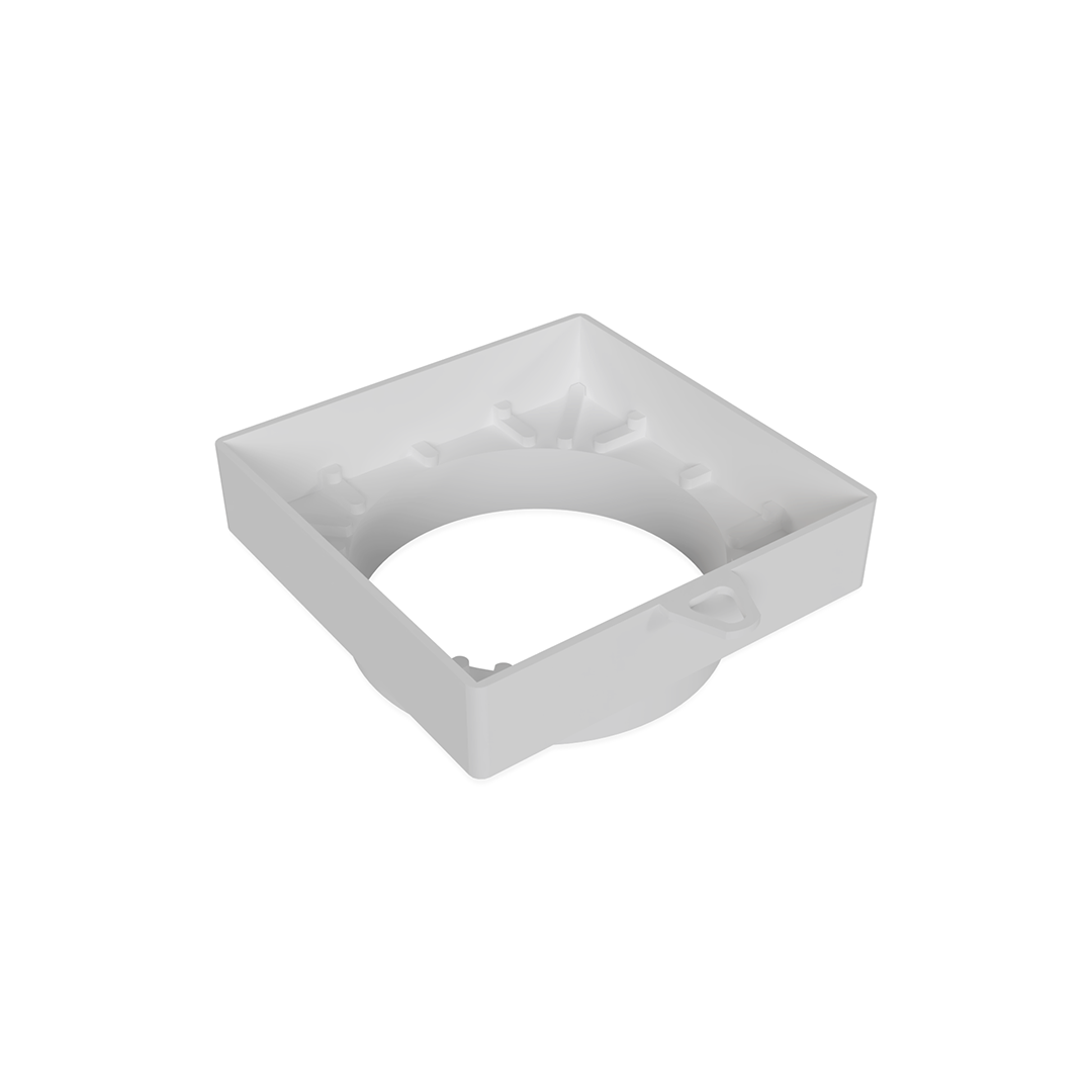 RALO PLASTICO STANDARD OCULTO BRANCO